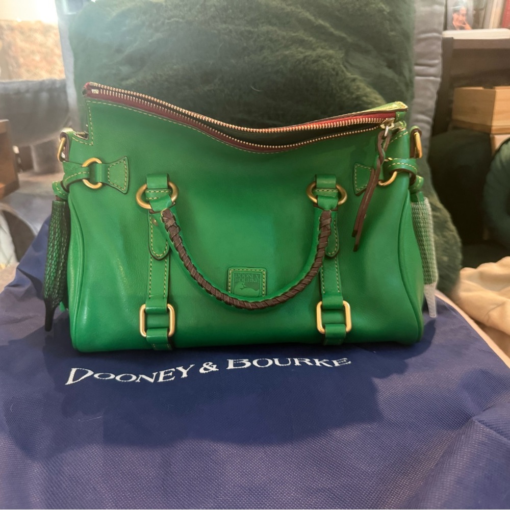 Dooney & Bourke Mini Florentine Satchel in Kelly Green